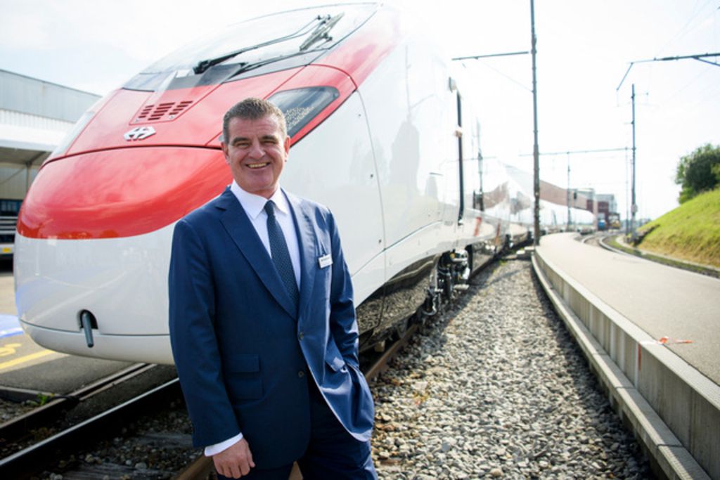 Gothard: Le premier train à grande vitesse sort d'usine - Le Matin