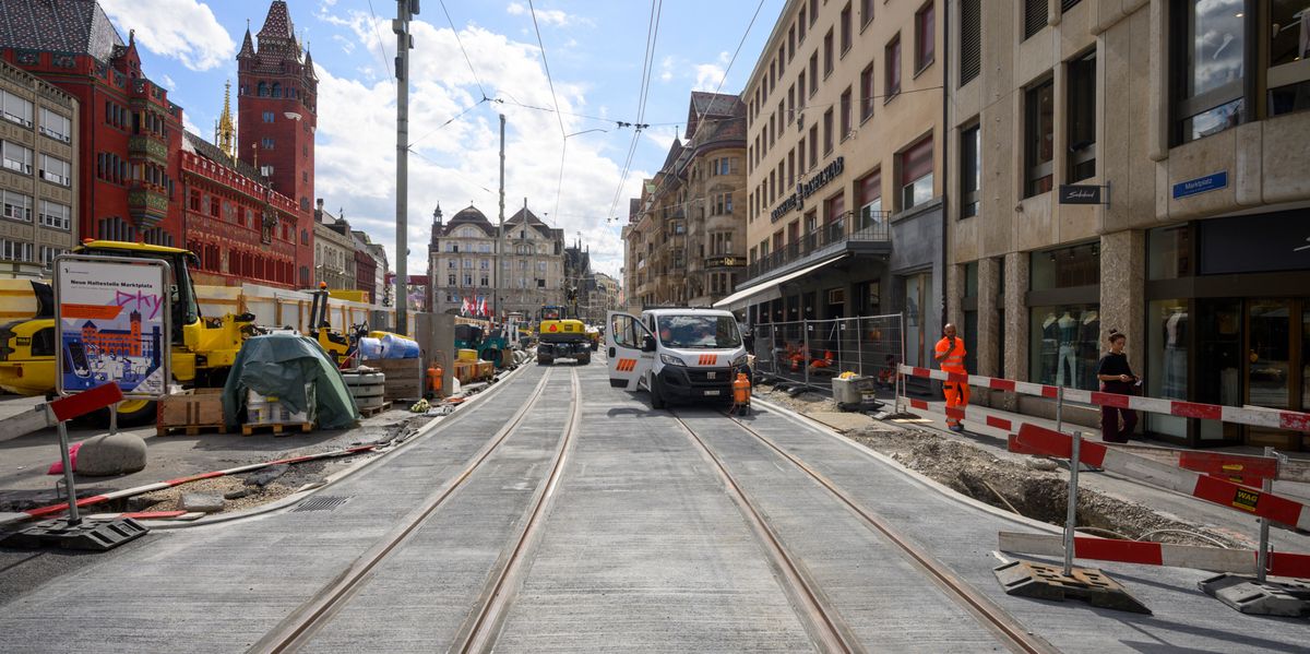 Tram Basel: Umleitungen auf neun Linien bis März 2027