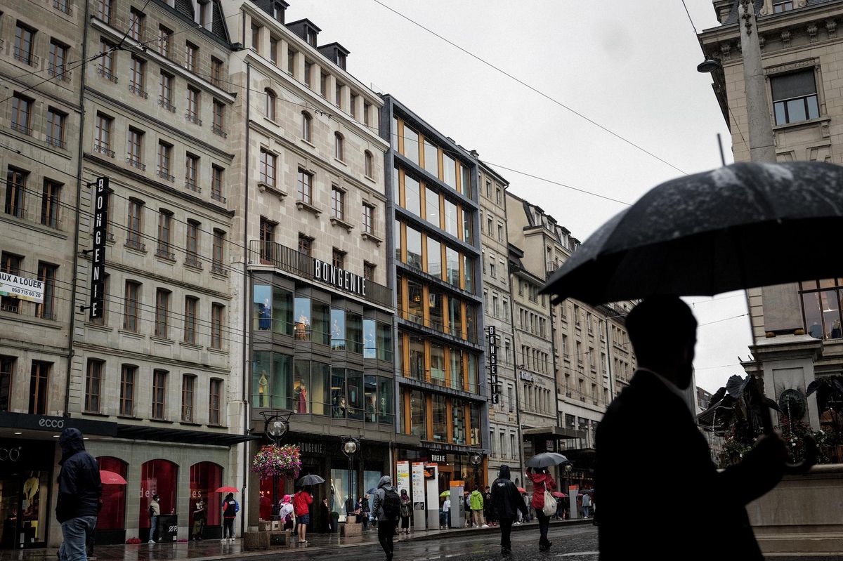 Les arcades du 30 au 36 de la rue du Marché sont parties pour la somme de 220 millions de francs.
