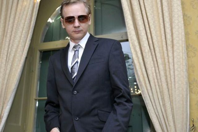 Verkauft sich als Ikone von Wikileaks: Julian Assange am 4. November an einer Medienkonferenz in Genf.