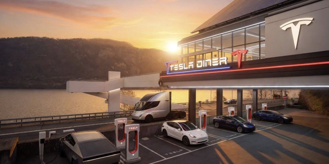 Tesla diner at Lake Walen: Will the abandoned rest stop become a charging ...