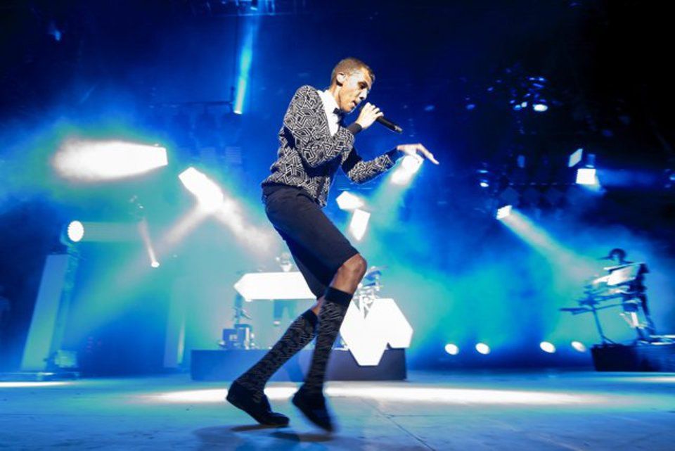 L'inclassable Stromae a fait sensation mercredi soir au Paléo Festival devant une foule conquise d'avance.(23 juillet 2014)