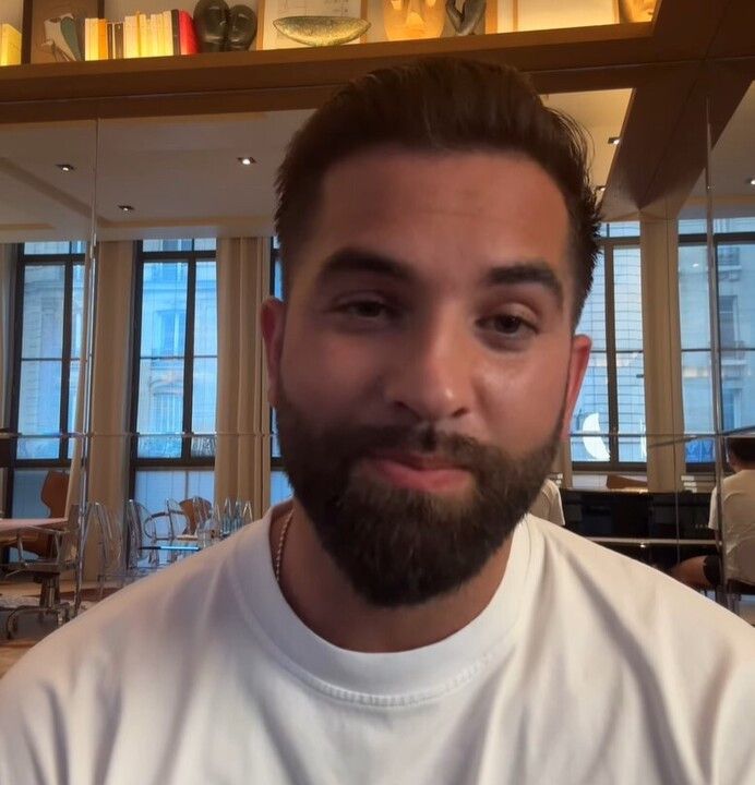 Capture d'écran d'une vidéo posté sur le compte Instagram de Kendji Girac.