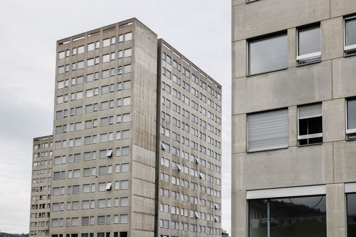 Die drei ehemaligen Triemli-Personalhäuser stehen derzeit mehrheitlich leer.