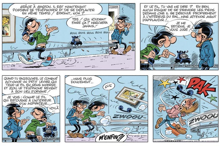 M’enfin, Gaston Lagaffe est de retour!