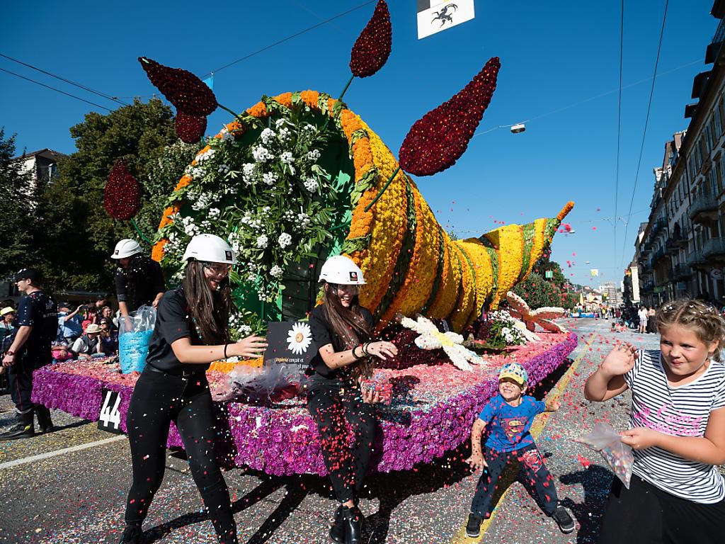 Le corso fleuri de la Fête des vendanges est un des moments forts de la manifestation (photo d’archives).