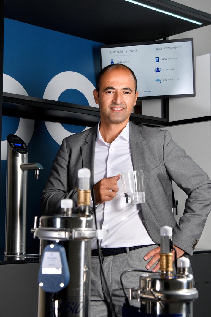 Ramzi Bouzerda, patron de Droople, va lever 6 millions de francs pour assurer le développement de sa start-up, dont 3 millions en provenance du fond technologique de la Confédération.