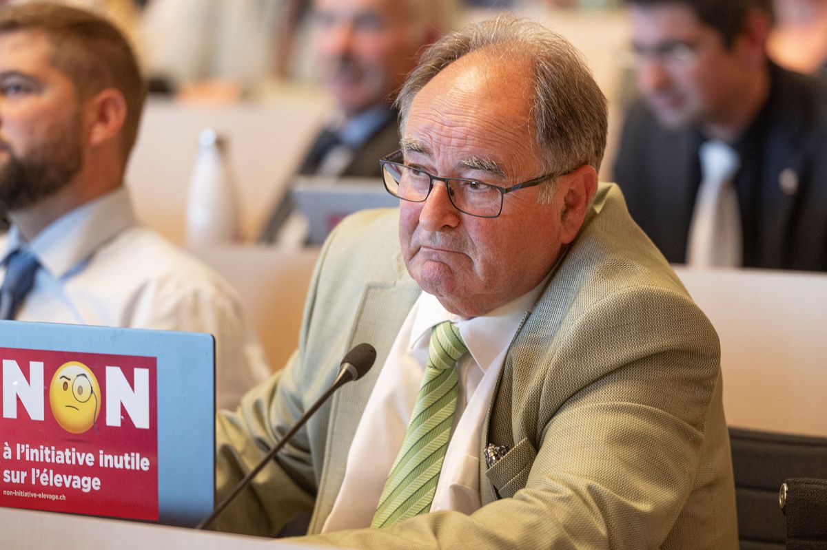 Le député Jean-Luc Bezençon au Grand Conseil vaudois mardi 20 septembre 2022. ARC Jean-Bernard Sieber