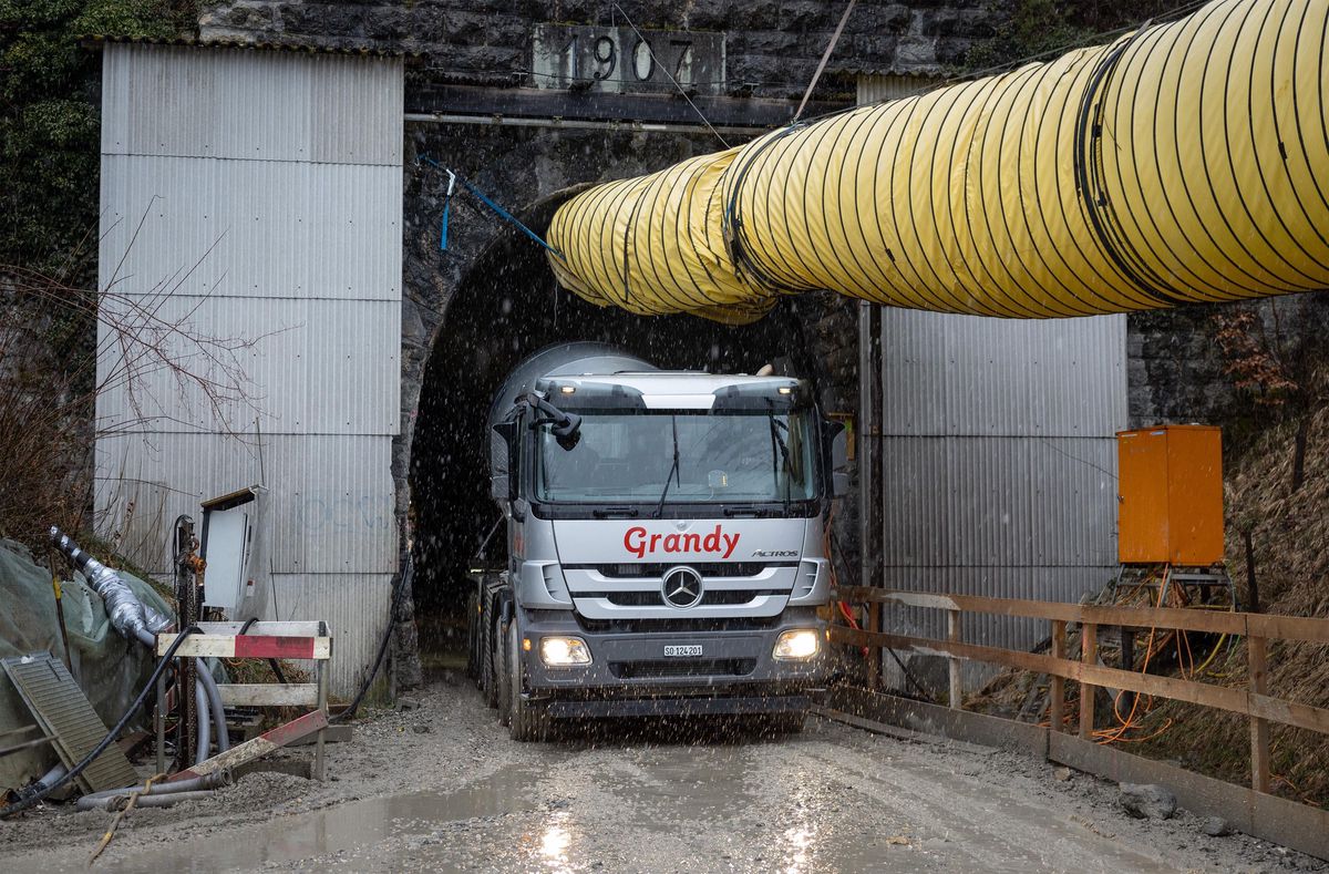 BLS: Sanierung im Weissensteintunnel