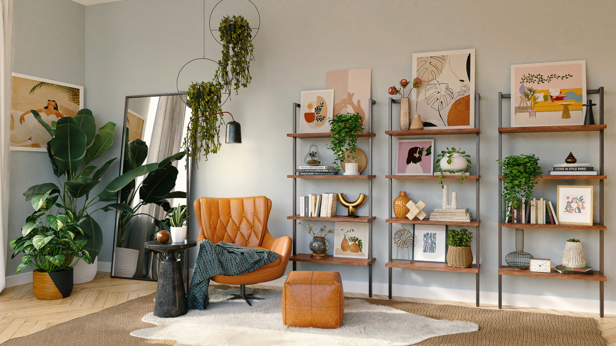 Décoration d’intérieur: Étagères ouvertes: les règles à suivre pour éviter l’effet fouillis