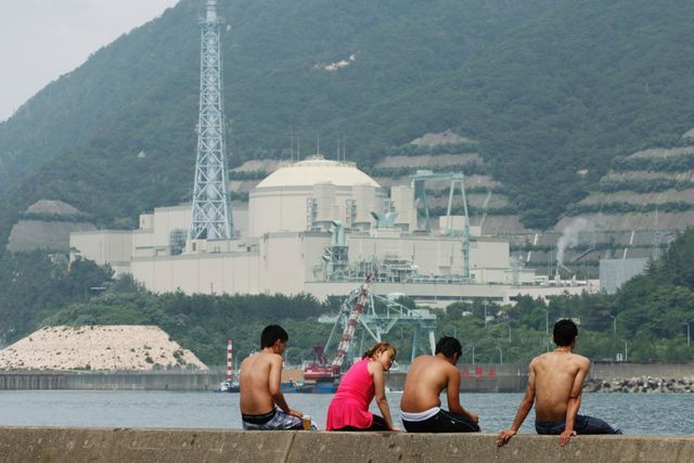 Wurde wieder ans Netz geschlossen: Blick auf Monju – eine von fünf Reaktoranlagen in der Wakasa-Bucht. (Archivbild)