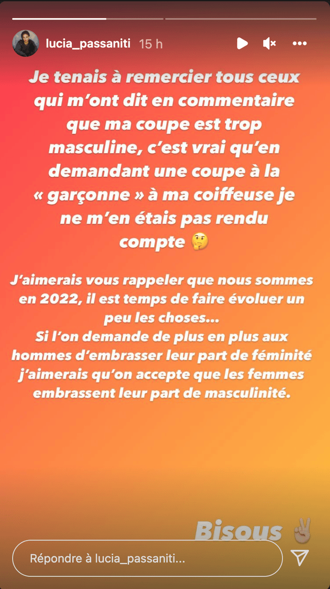 Lucia Passaniti Coupe De Cheveux Lucia Passaniti répond aux critiques sur sa coupe - 20 minutes