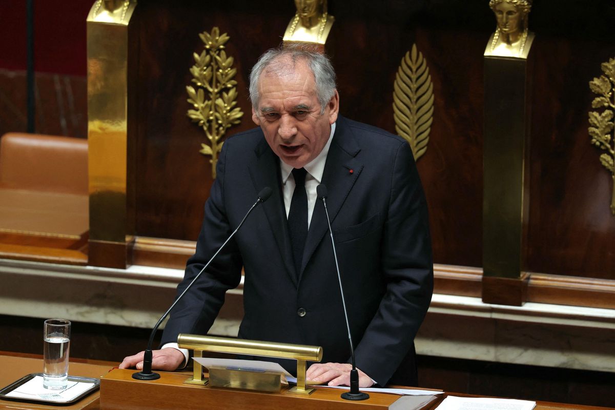 Le Premier ministre français Francois Bayrou s’exprime devant l’Assemblée nationale à Paris, le 14 janvier 2025.
