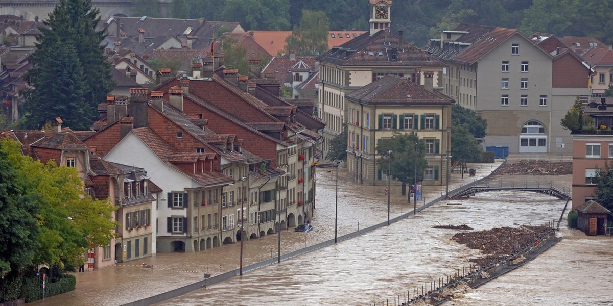 Floods: Bern builds protective wall and fears driftwood