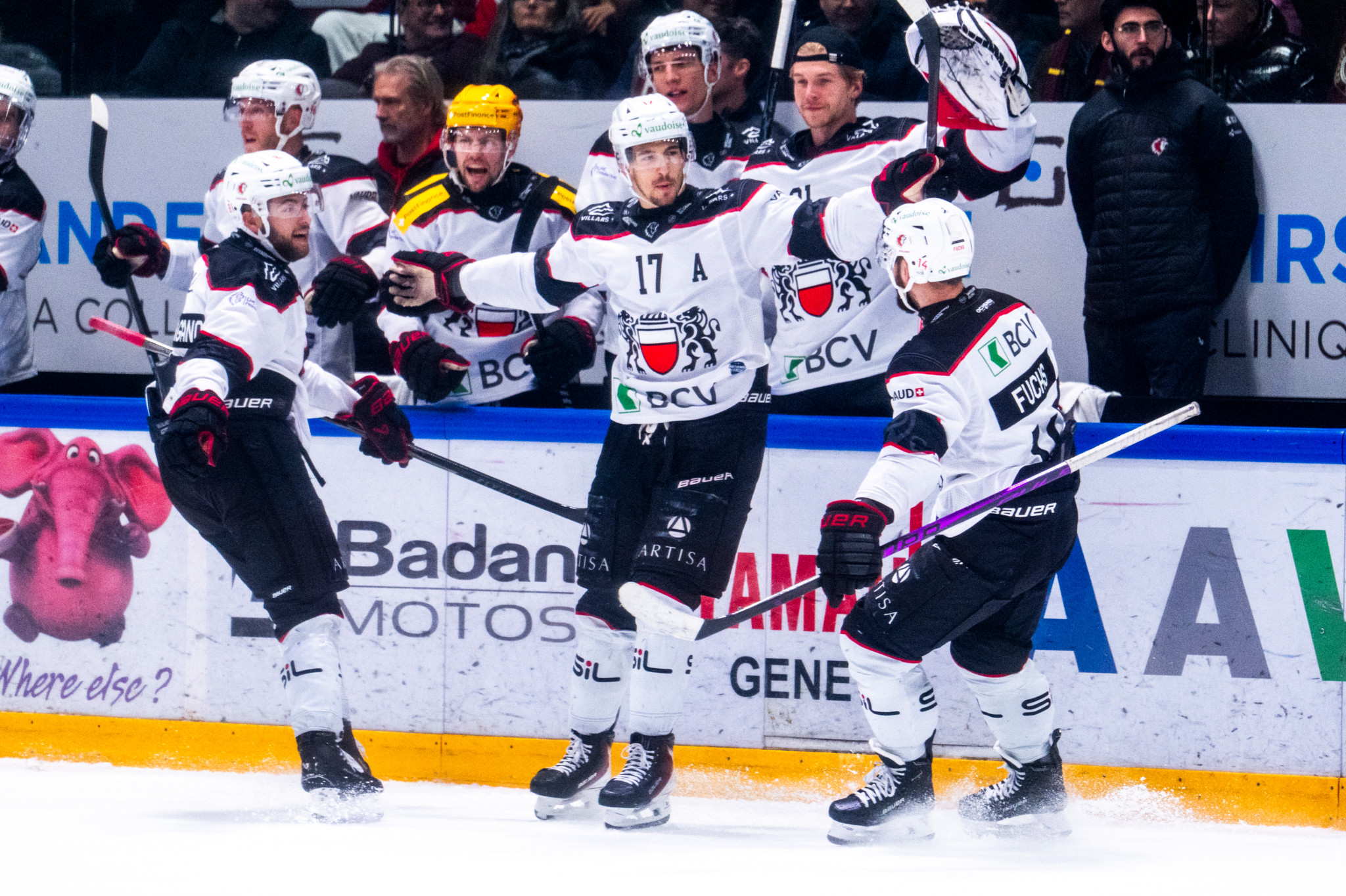 Playoff-Viertelfinal: Lausanne sichert sich nach Hin und Her zwei Matchpucks