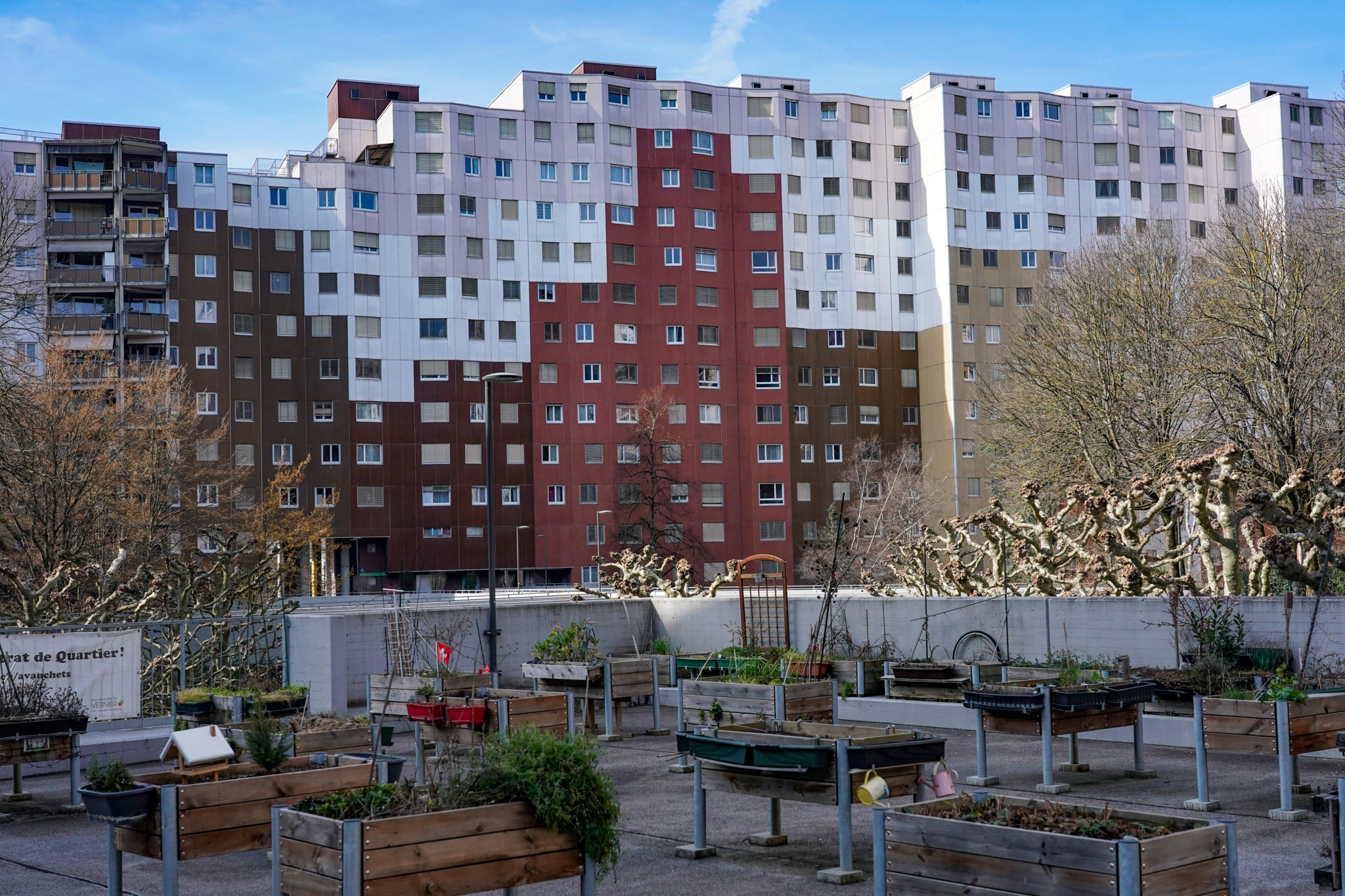 Genève, le 07/03/2023 - Le quartier des Avanchets :
