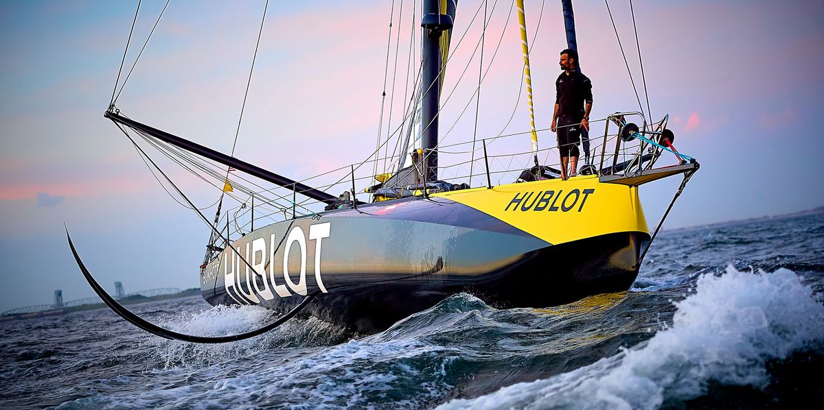 THE TRANSAT CIC 2024 - ARRIVEE DE ALAN ROURA, SKIPPER DU MONOCOQUE HUBLOT - NEW YORK 2024