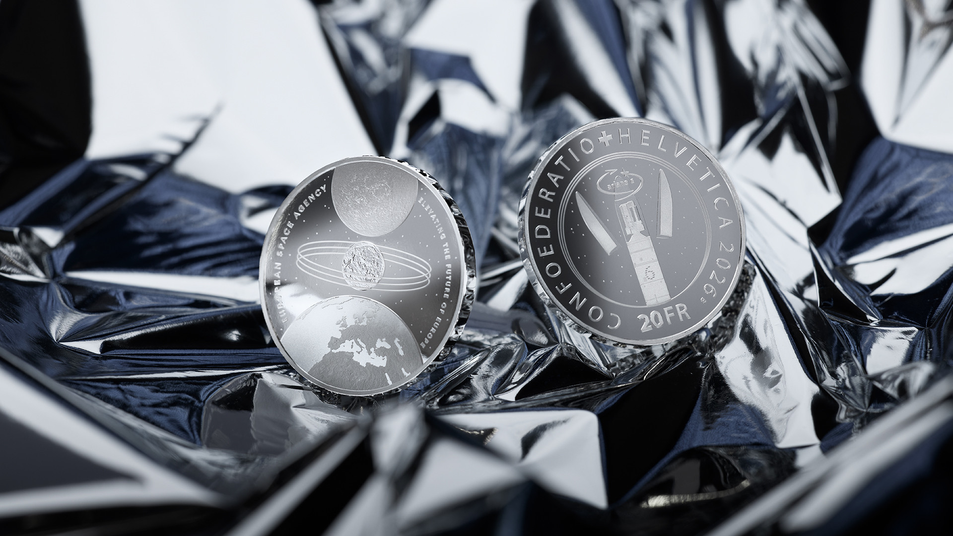 Neue ESA-Silbermünze: Swissmint würdigt Schweizer Beitrag zu