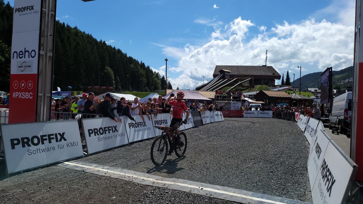 Troisième titre national remporté dimanche à Leysin par Mathias Flückiger.