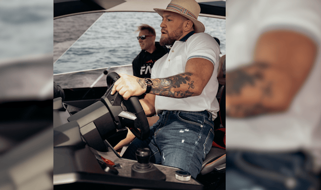 Conor McGregor führt seine neue Yacht aus-