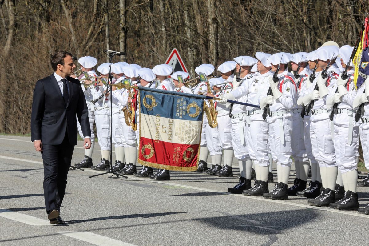 Emmanuel Macron s’était déjà rendu en 2019 au plateau des Glières, en Haute-Savoie, pour le 75e anniversaire des événements.