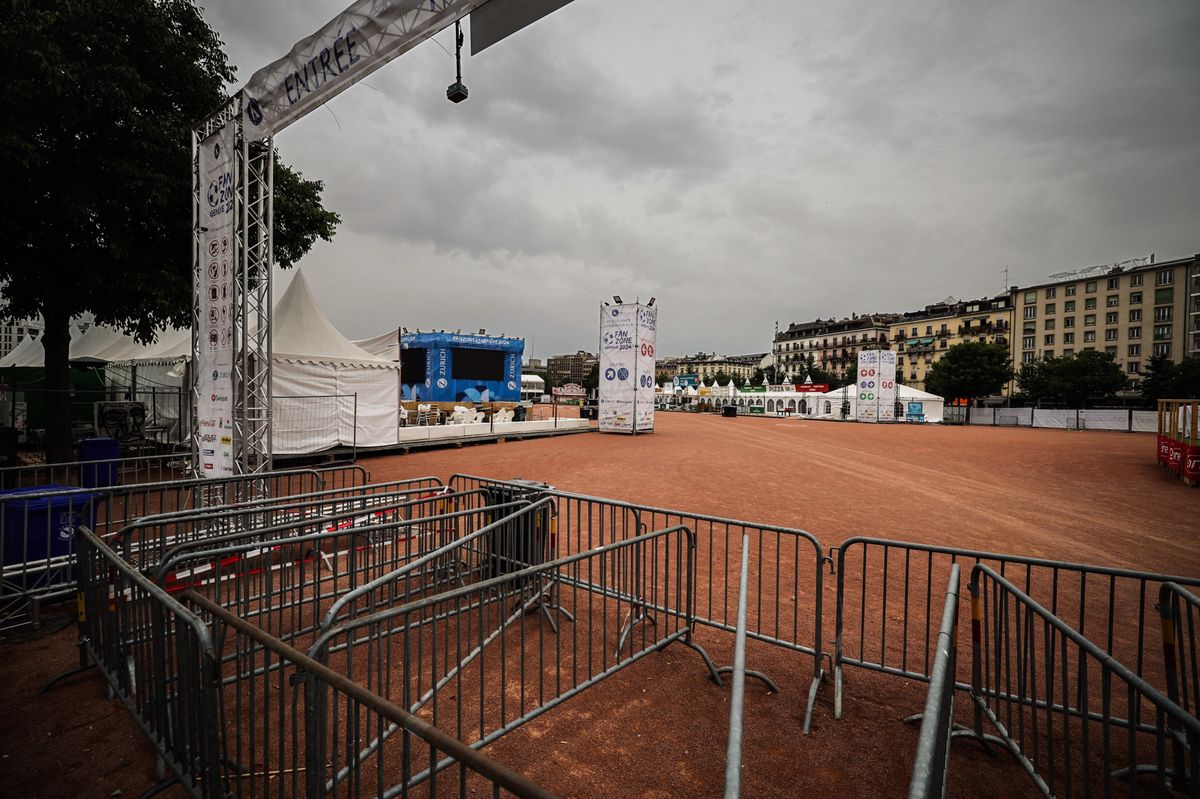 Euro bilan en demiteinte pour la Fan zone de Plainpalais Tribune de