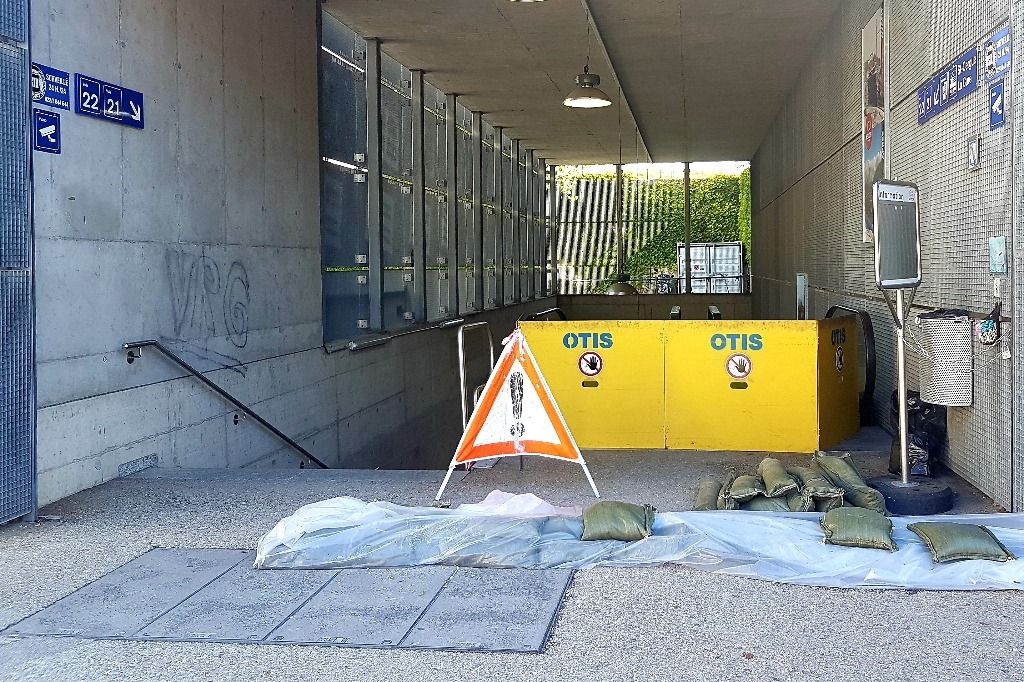 Les dégâts de la tempête seront durables à la gare de Nyon