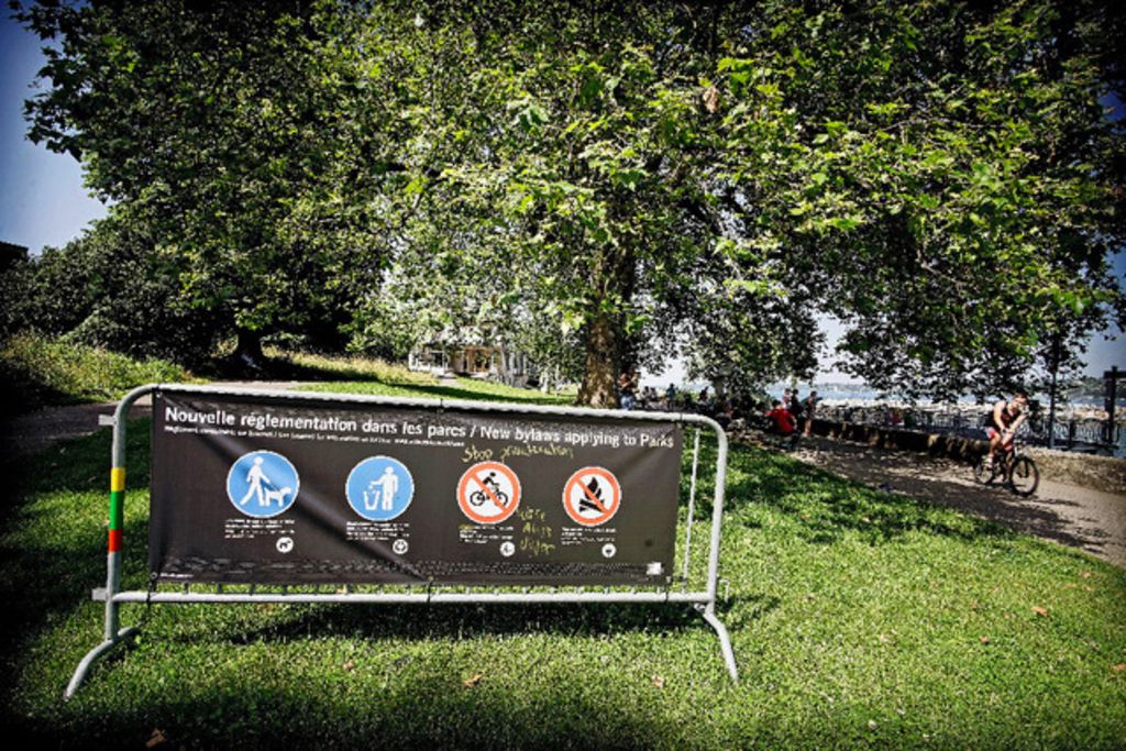 Les cyclistes devraient être tolérés dans huit parcs urbains