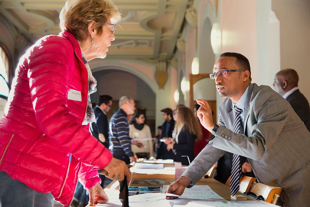 Des réfugiés se présentent aux employeurs genevois