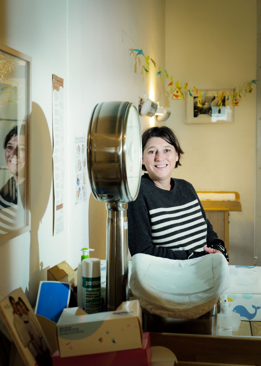 Arielle Bonnet Bacchetta lors de l'anniversaire des 30 ans de l'arcade sage-femme sur le Boulevard Carl-Vogt à Genève.