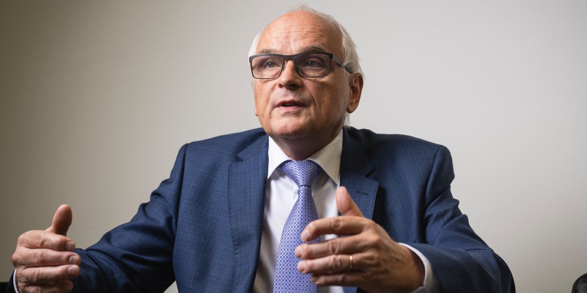 Gesundheitsdirektor Pierre Alain Schnegg am 01.09.2023 in Bern. Foto: Raphael Moser / Tamedia AG