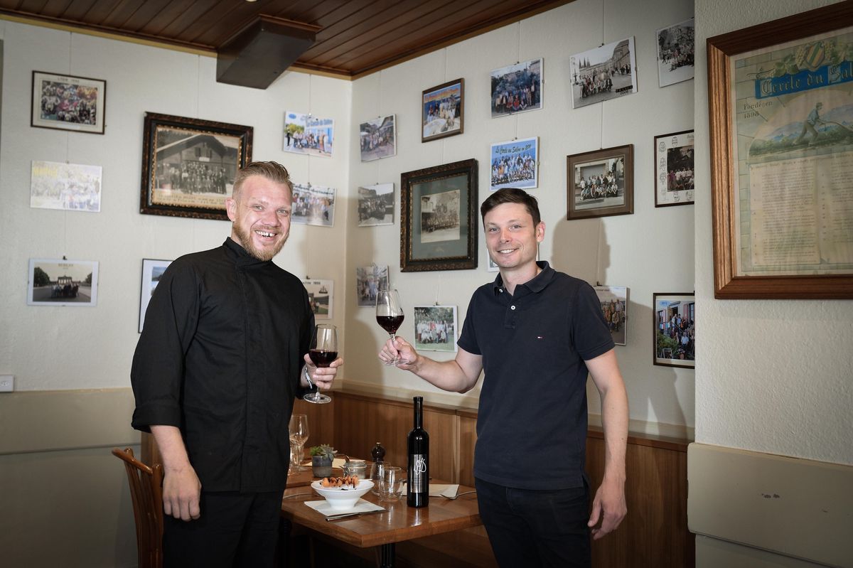 Jonathan Vandevelde (chef) et Clément Garcia (patron). 