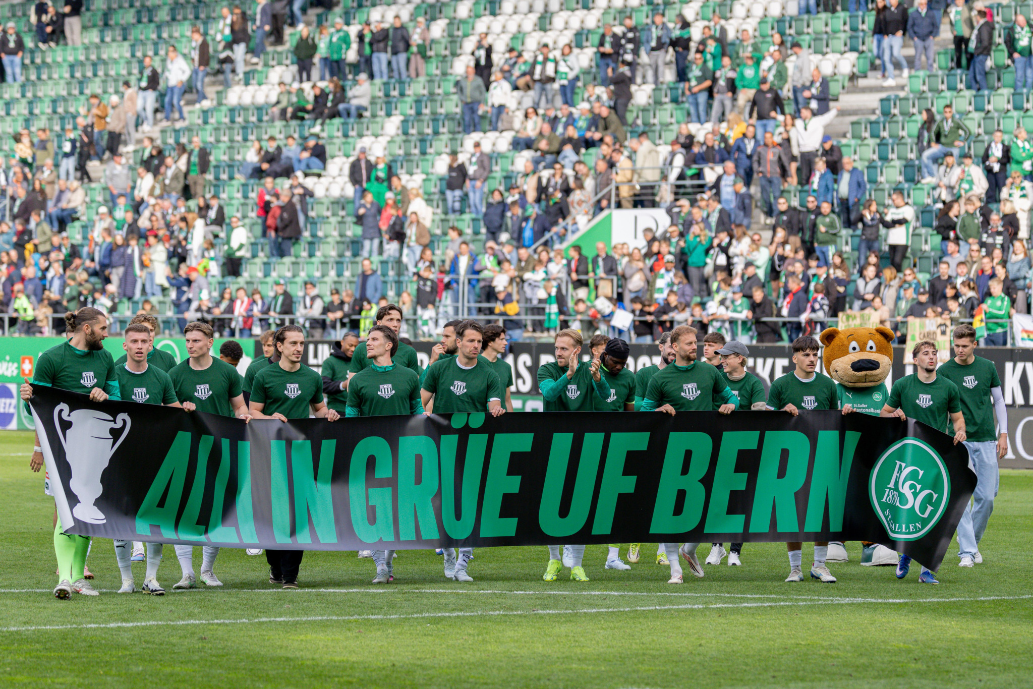 St. Gallen im Cupfinal: Die grün-weisse Welle rollt – damit es endlich diesen Titel gibt!