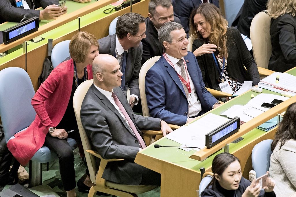 Berset et Cassis ne parlent pas d’une même voix aux Nations Unies