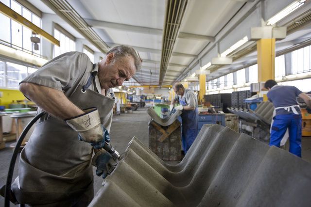Usine Eternit à Payerne.