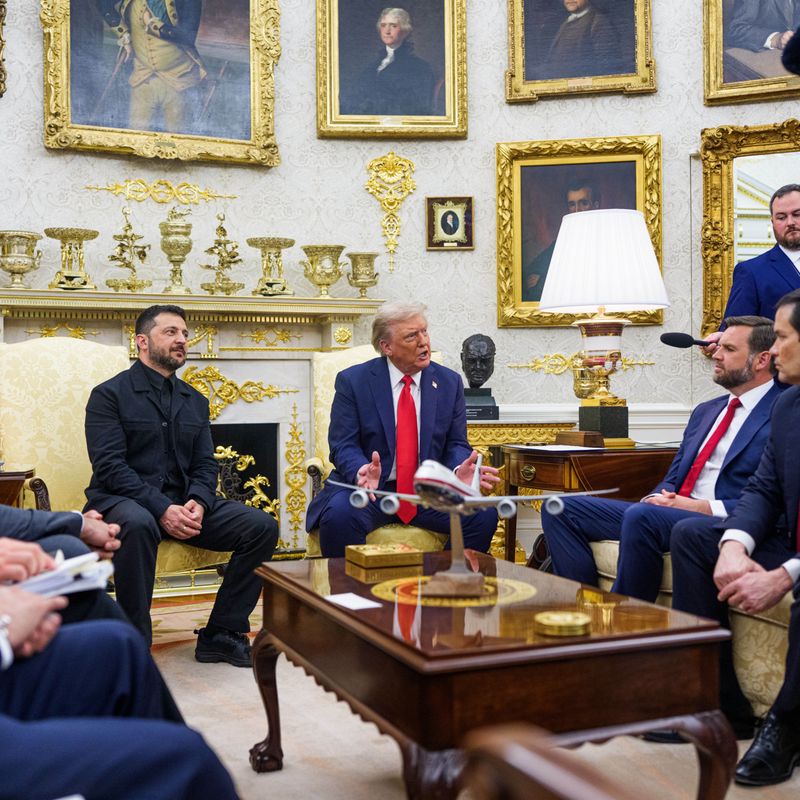 Porte-passeport En Cuir Authentique Président Trump - Cadeau VIP Maison Blanche, Neuf