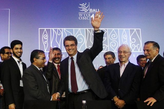 Roberto Azevedo, le directeur de l'OMC, a estimé que l'accord de Bali était un «pas important» vers la la libéralisation des échanges commerciaux.