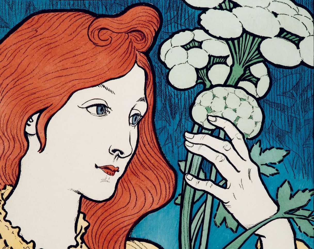 L’exposition «La Belle Époque de l’Art Nouveau» (ici Eugène Grasset, détail)  baigne dans une ambiance sucrée mais l’Art Nouveau n’est pas tout sucre. Et c’est aussi ce qu’elle met en avant. 