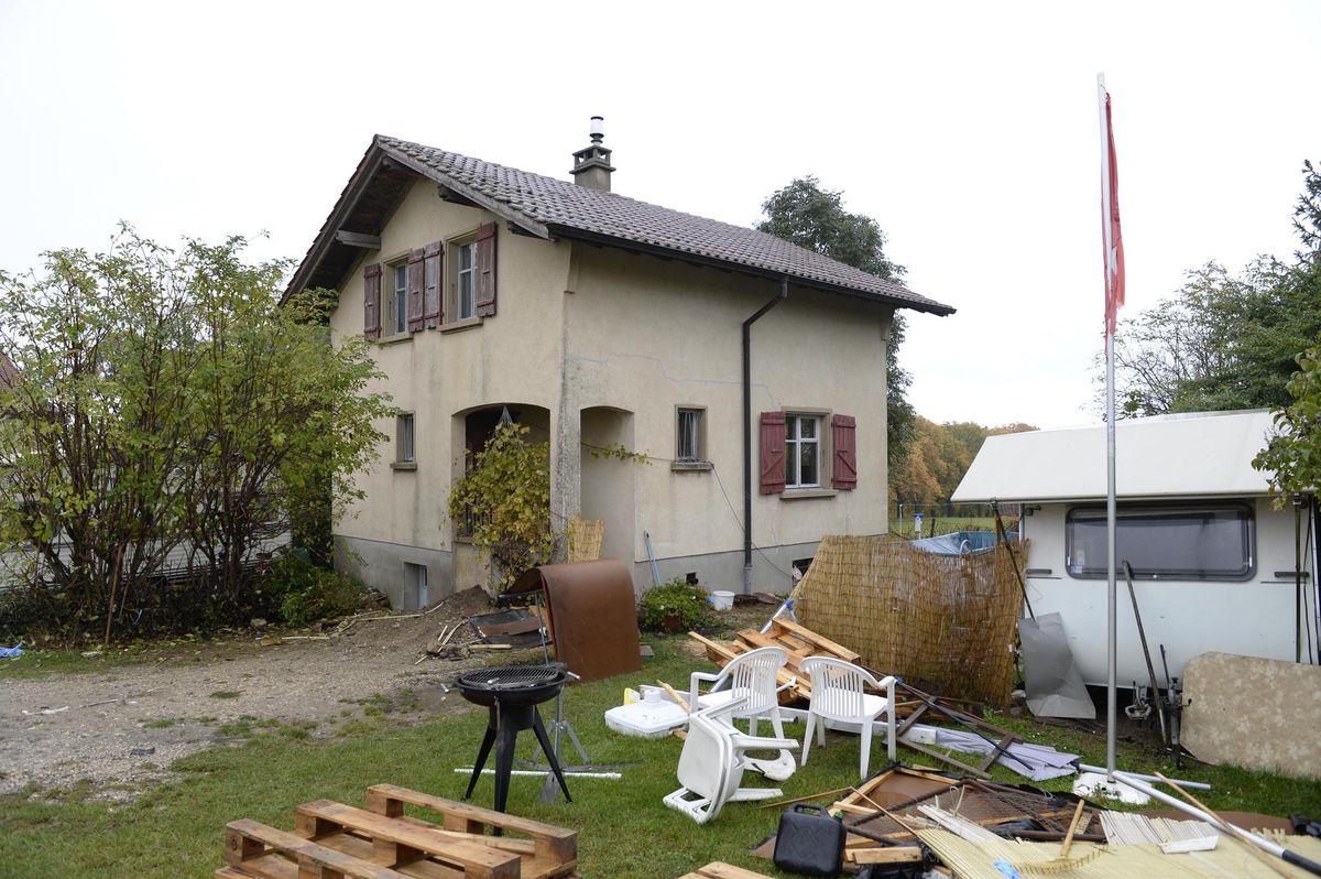 Le corps avait été dissimulé dans le sous-sol de cette maison d’Orbe.