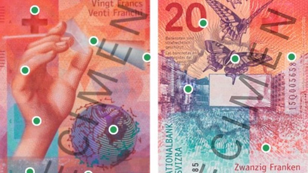 20er Note Ultraviolett, Kipp-Effekt, Infrarot: Die 20er-Note im Sicherheits-Check