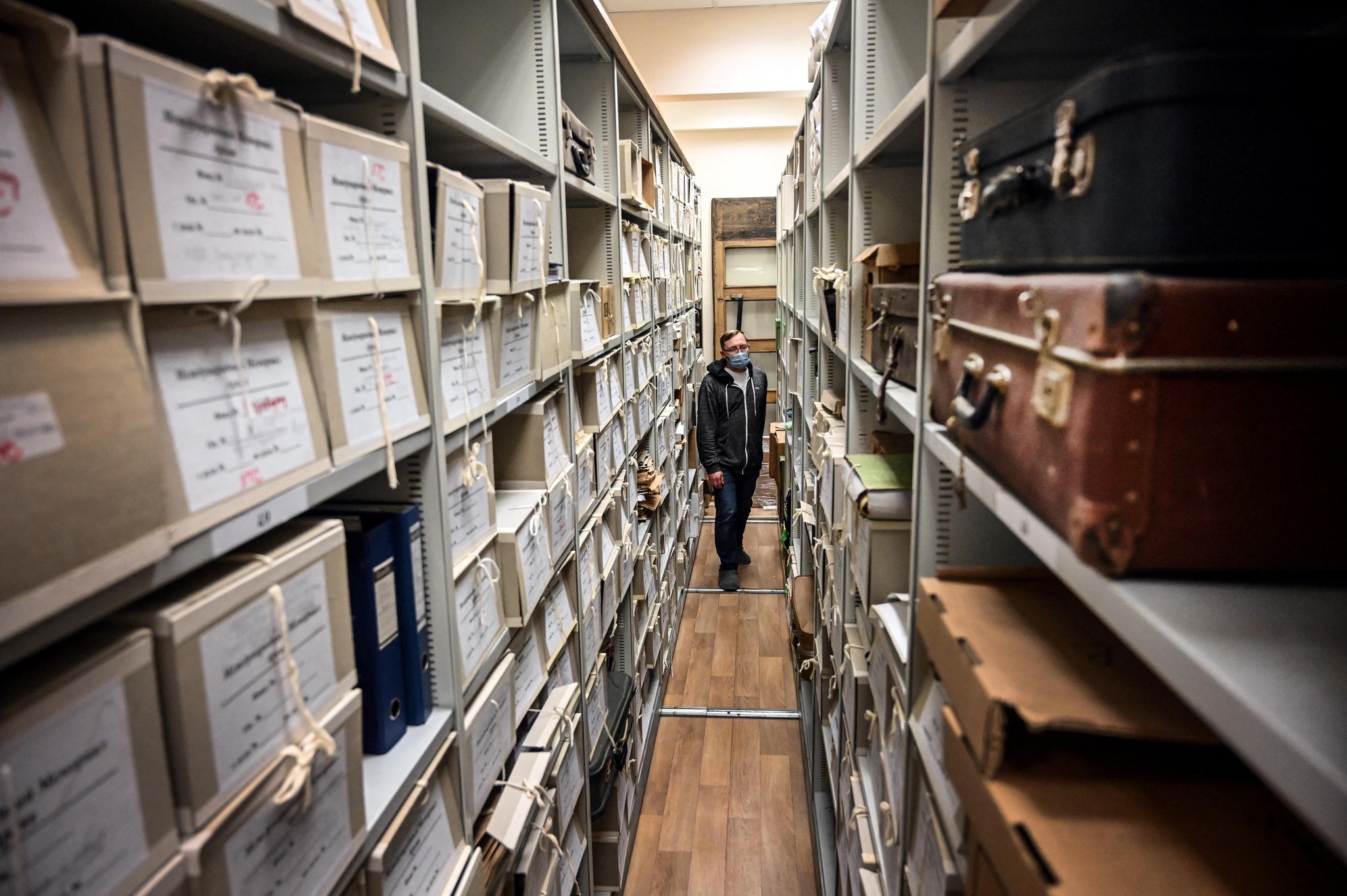 Les archives de Memorial à Moscou, le 25 novembre 2021. 
