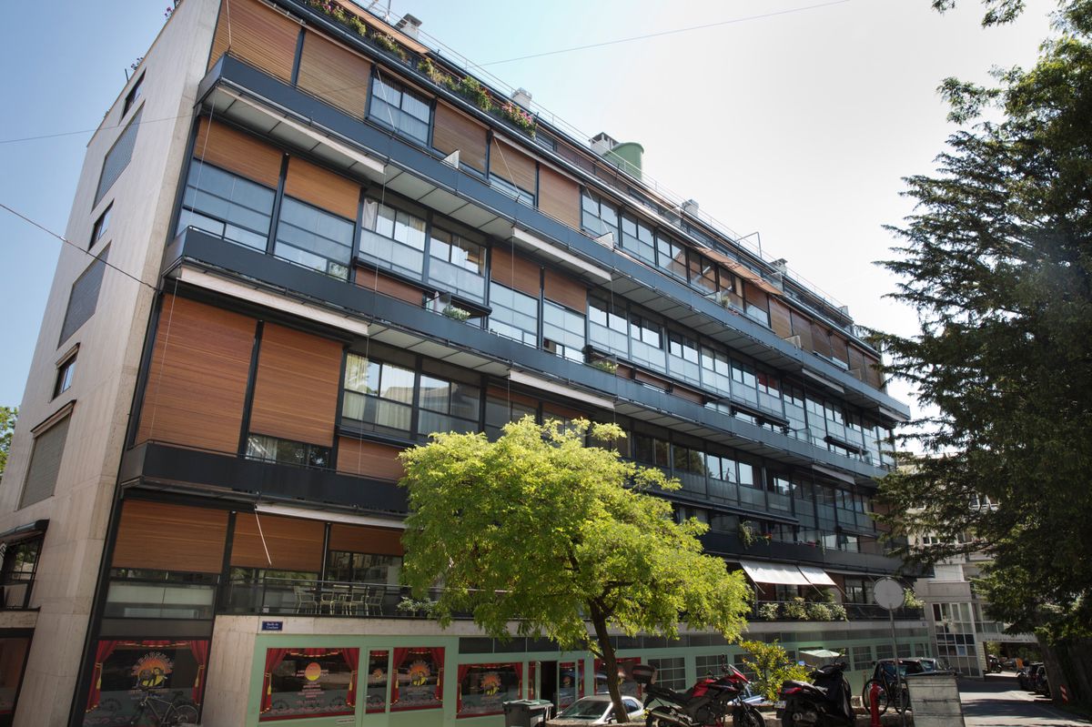 Immeuble Clarté Le Corbusier, aux Eaux-Vives.