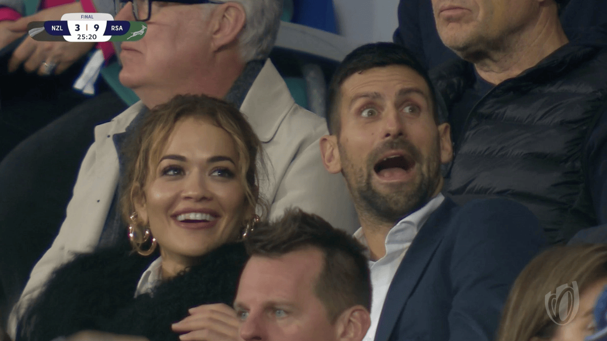 Rita Ora and Novak Djokovic: Their Appearance at Rugby World Cup Final