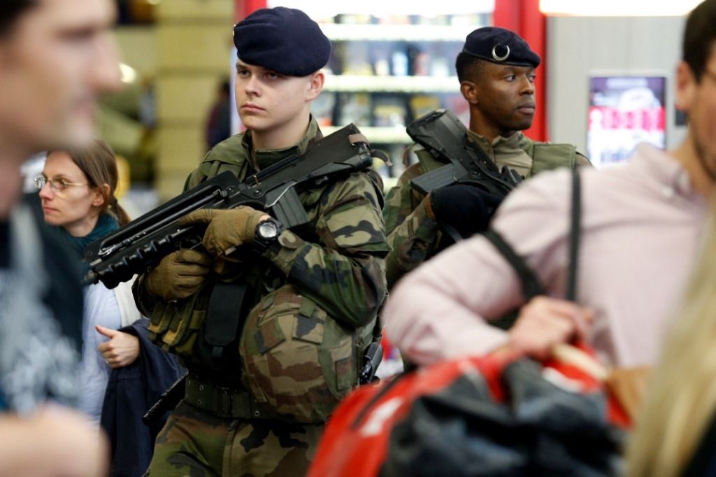 L'homme qui avait menacé des militaires hospitalisé