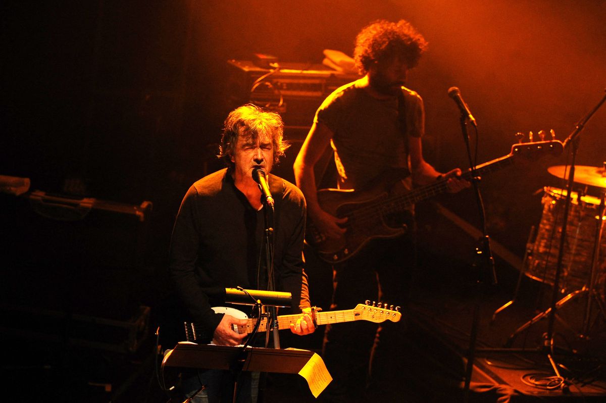 L’inoubliable chanteur et compositeur français se produit sur scène lors du festival de musique des Francofolies à La Rochelle, le 14 juillet 2014.
XAVIER LEOTY/AFP