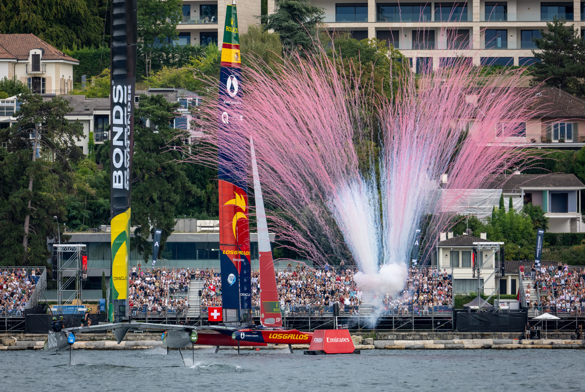 SailGP à Genève: La Suisse brille mais échoue au pied du podium