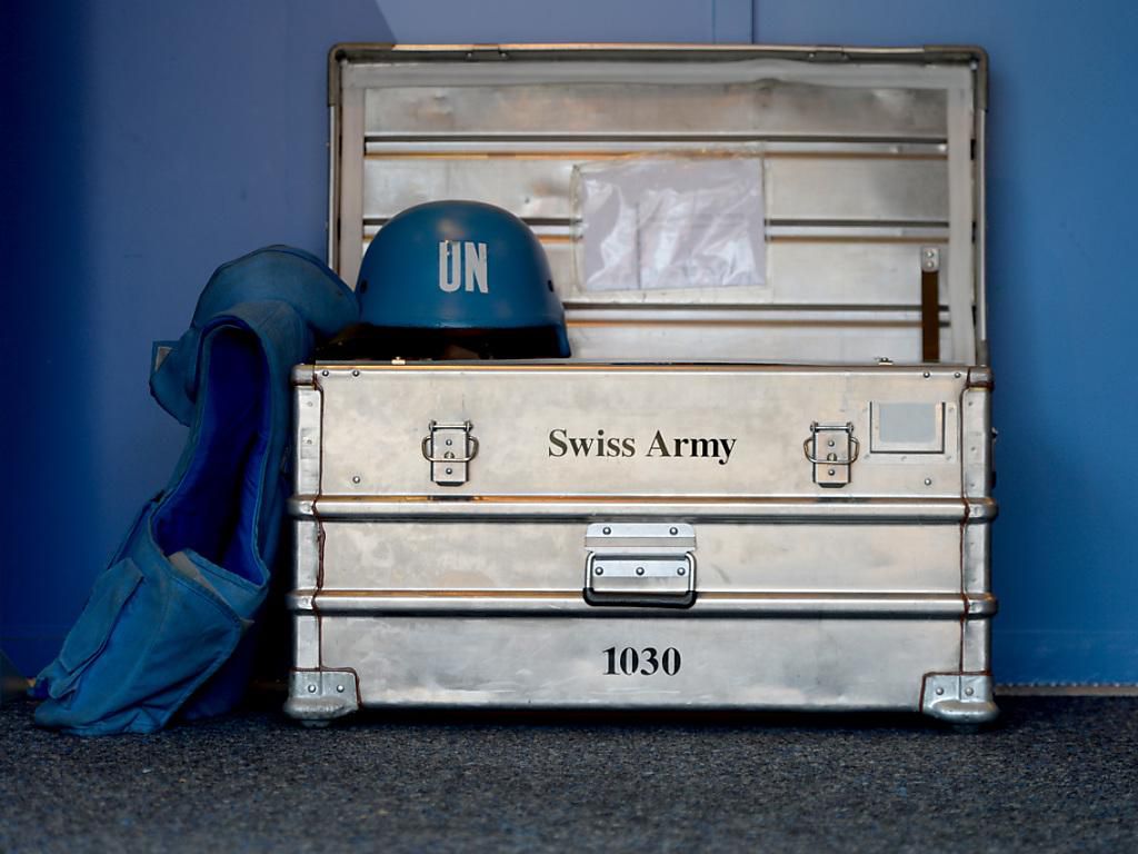 La Suisse effectue des engagements de promotion militaires de la paix à l’étranger depuis 1953 (image d’illustration).