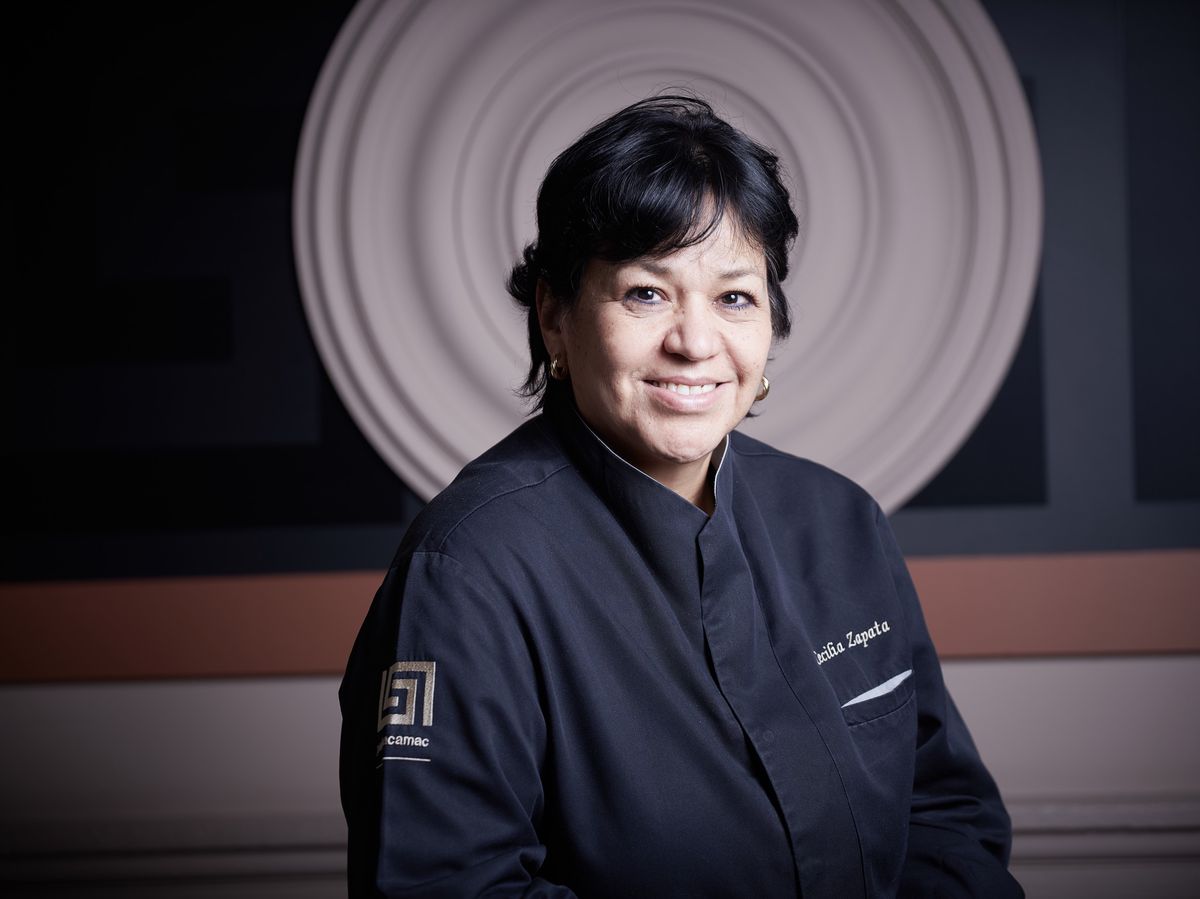 Cecilia Zapata au Pachacamac en janvier 2021.