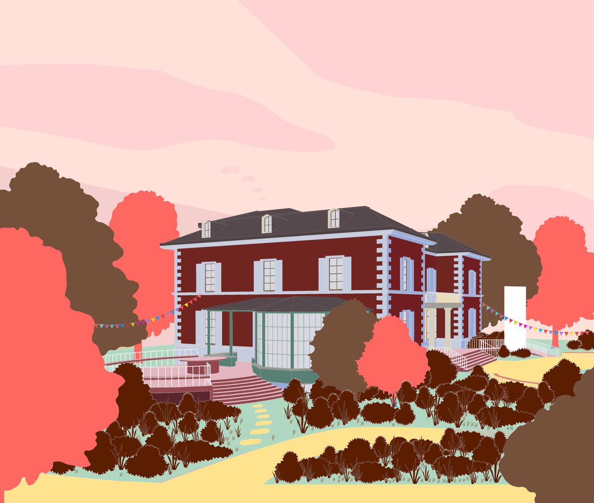 Une projection graphique du futur Musée de la bande dessinée. La nouvelle institution ne devrait pas ouvrir ses portes avant fin 2026, début 2027.