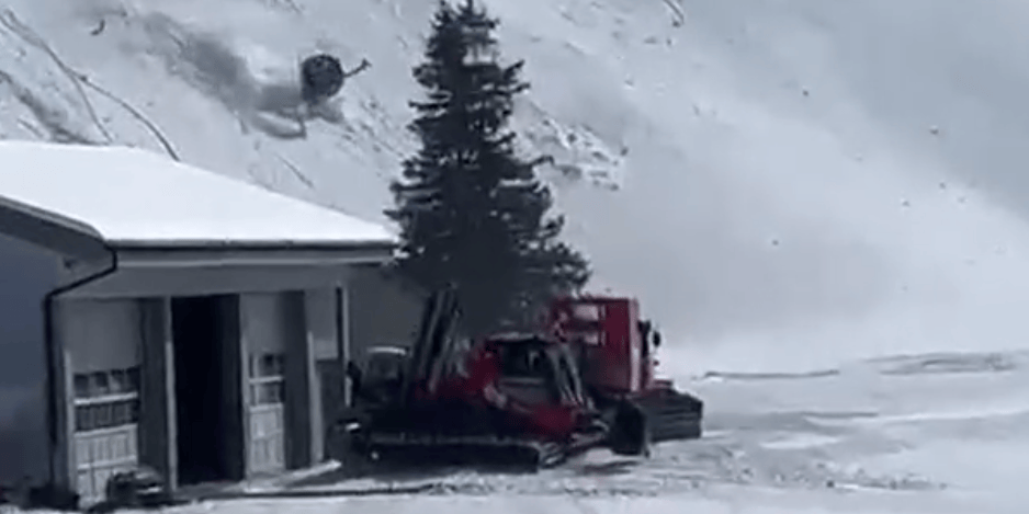 Engelberg: Gondola crashes in strong winds